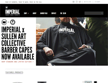 Tablet Screenshot of imperialbarberproducts.com